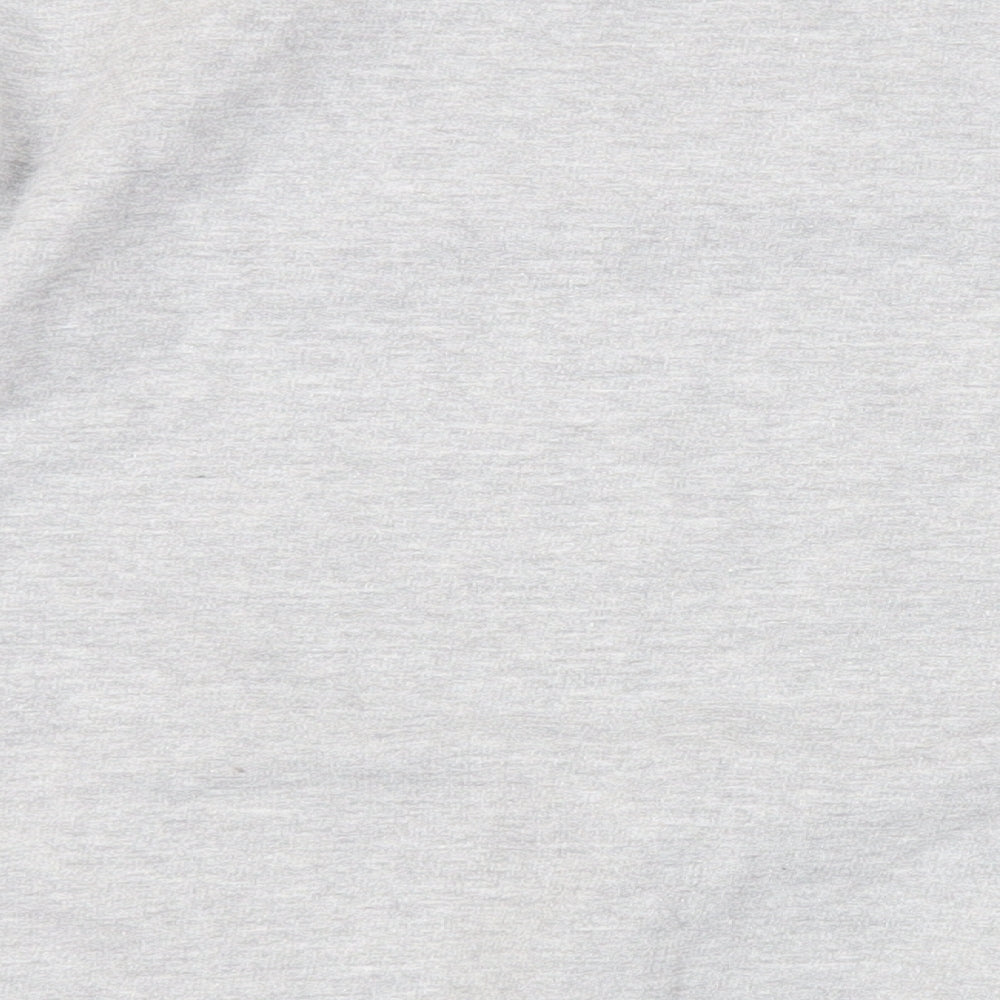 Stars & Stripes Mens Grey Cotton Pullover Sweatshirt Size L - Slogan
