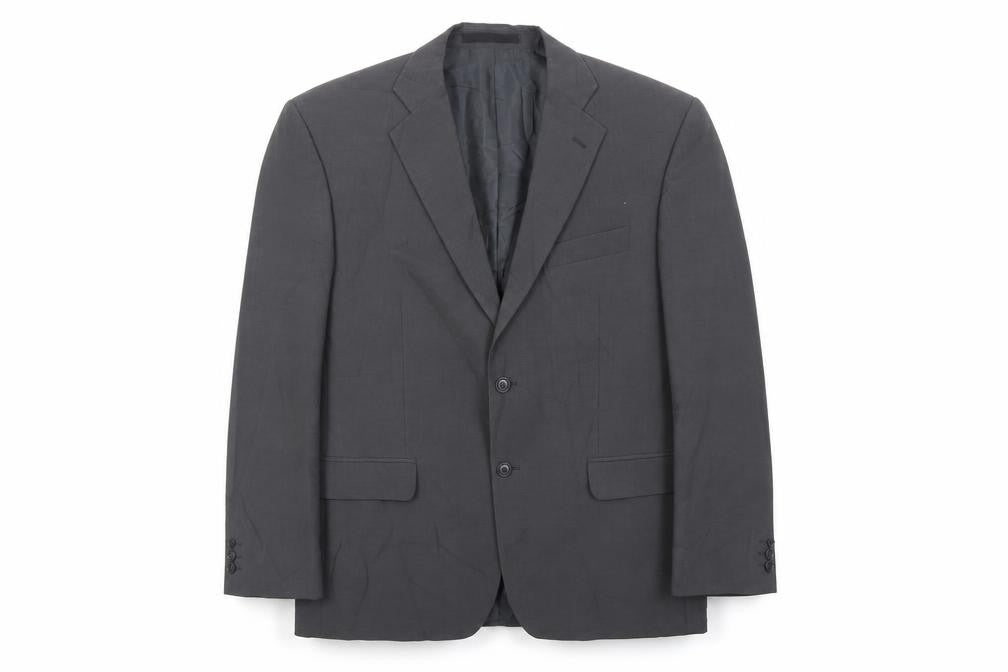 Marks and Spencer Mens Grey Polyester Jacket Suit Jacket Size 42 Regular