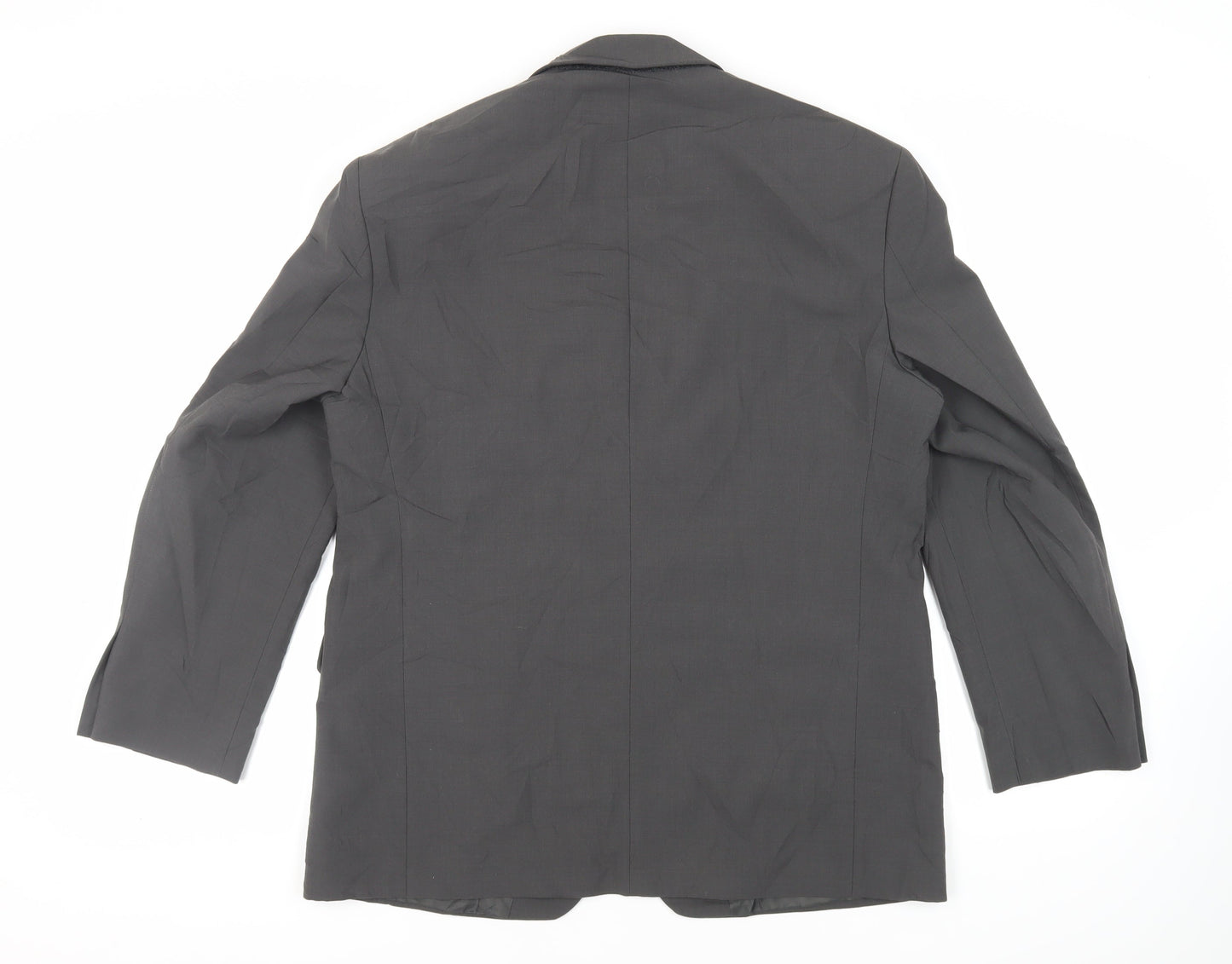 Marks and Spencer Mens Grey Polyester Jacket Suit Jacket Size 42 Regular