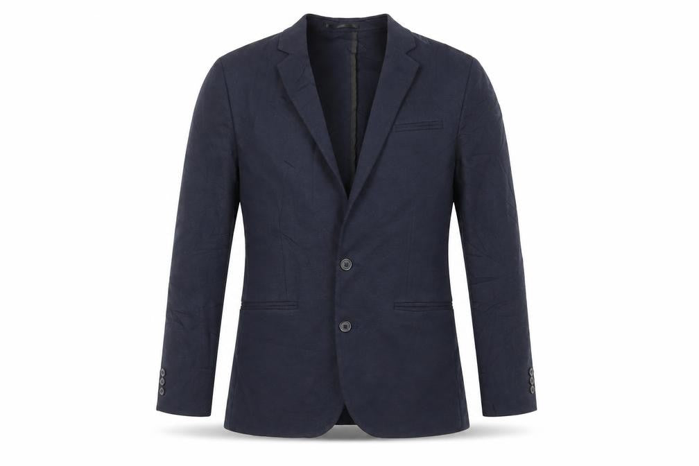 ASOS Mens Blue Polyester Jacket Blazer Size 38 Regular