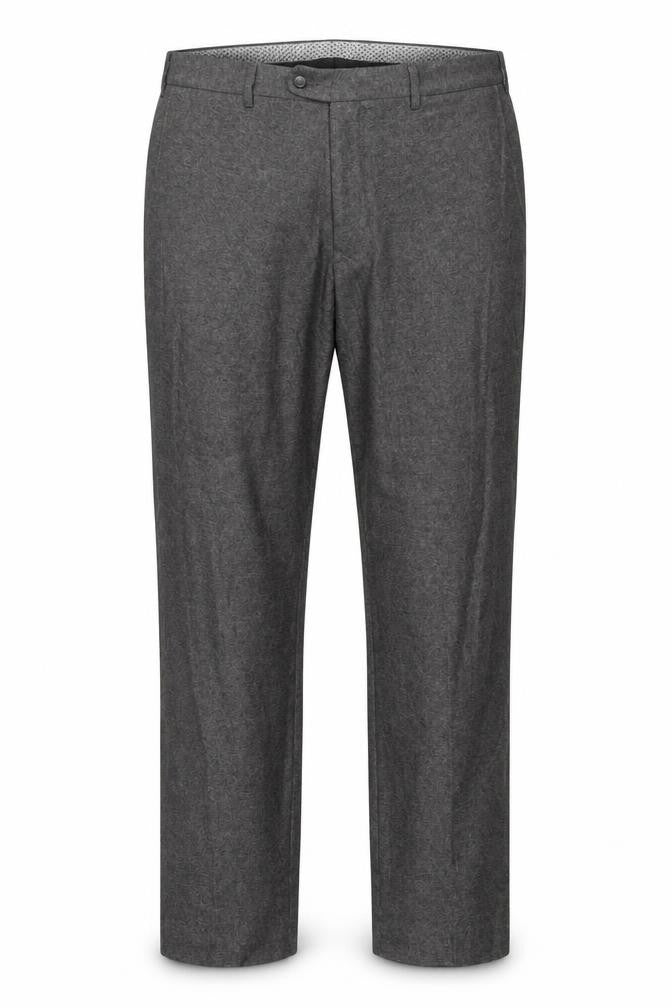 Skopes Mens Brown Polyester Trousers Size 36 in L30 in Regular Zip