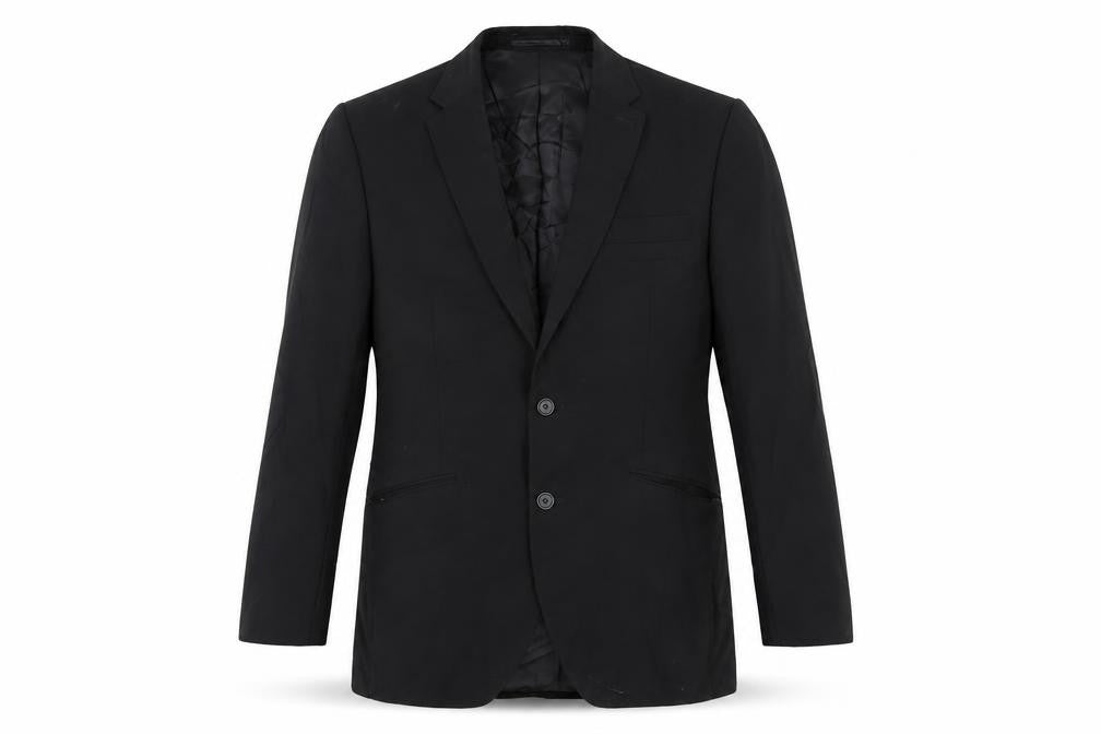 Mens 40 Chest Regular Kenneth Cole Black Two-Button