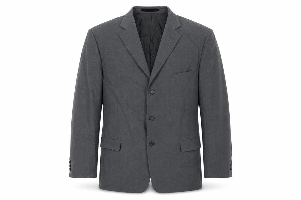 Marks and Spencer Mens Grey Polyester Jacket Blazer Size 46 Regular