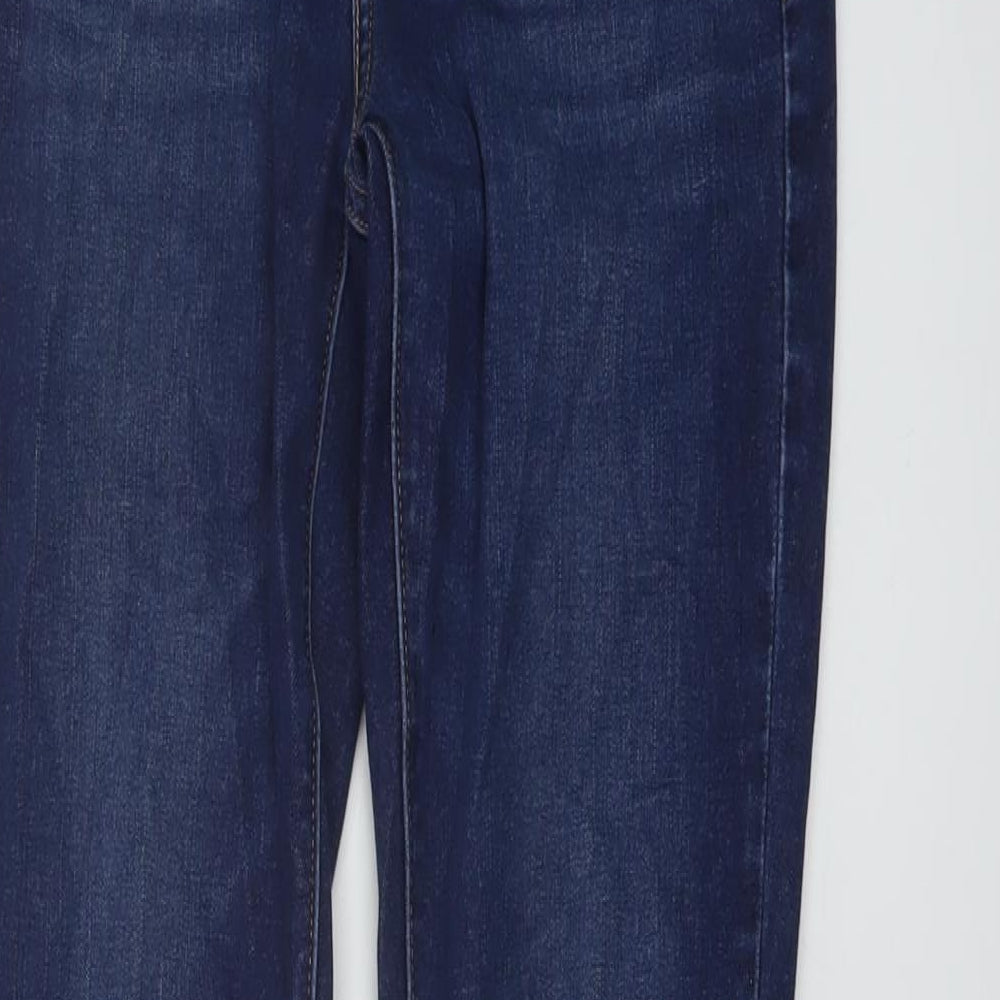 Levi's Womens Blue Cotton Skinny Jeans Size 27 in L29 in Regular Button