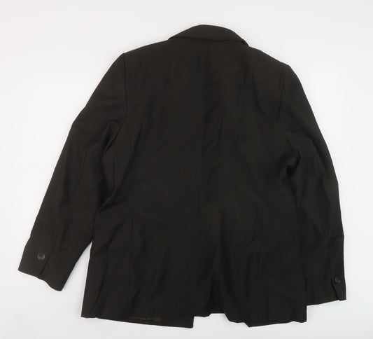 Marks and Spencer Womens Green Jacket Size 18 Button