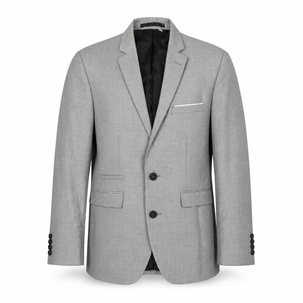 Burton Mens Grey Polyester Jacket Suit Jacket Size 36 Regular