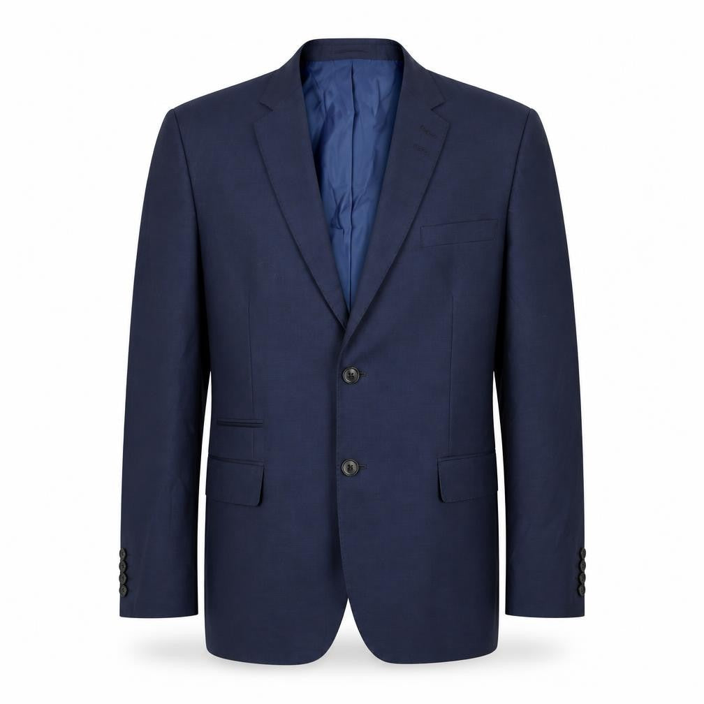 Marks and Spencer Mens Blue Wool Jacket Suit Jacket Size 42 Regular