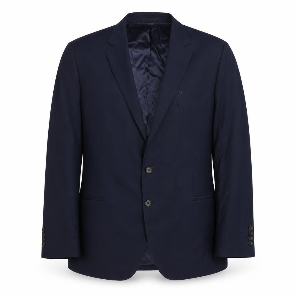 Marks and Spencer Mens Blue Wool Jacket Suit Jacket Size 46 Regular