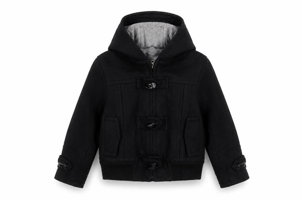 Zara Boys Black Bomber Jacket Jacket Size 4-5 Years Zip - Toggle Hooded