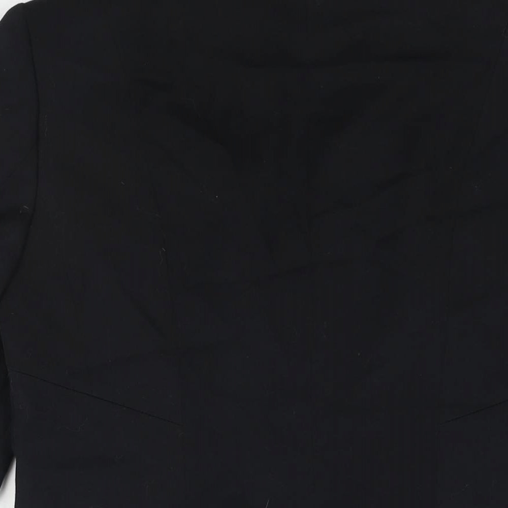 Marks and Spencer Womens Black Polyester Jacket Suit Jacket Size 10