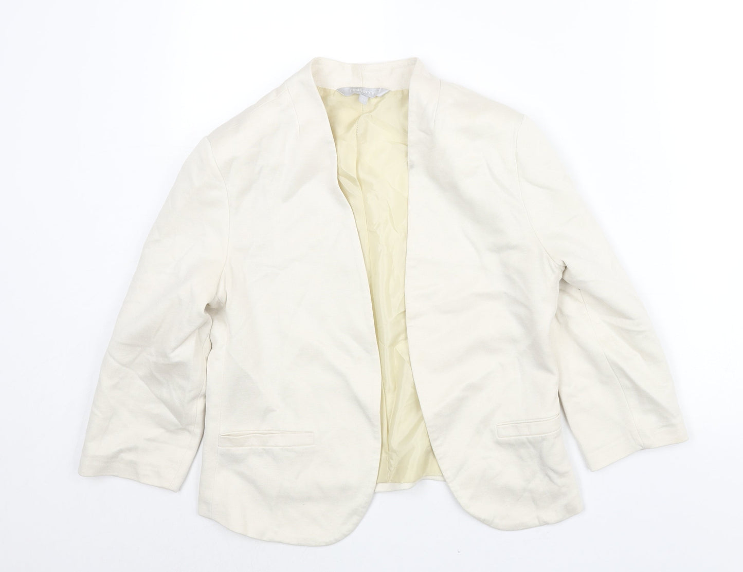 Red Herring Womens Ivory Jacket Size 14