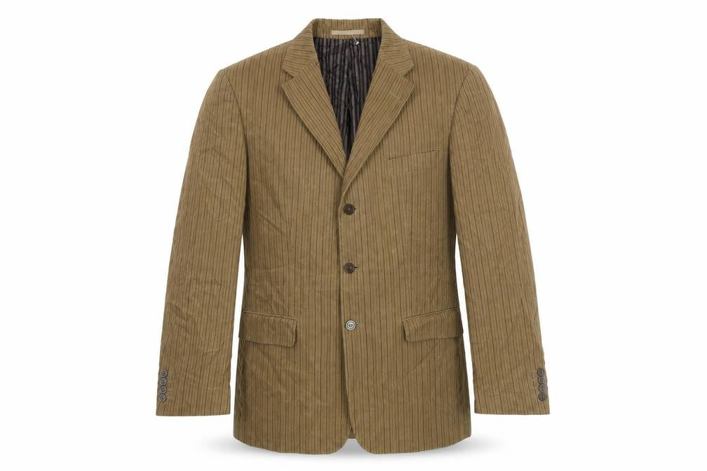 Douglas Mens Brown Cotton Jacket Blazer Size 44 Regular