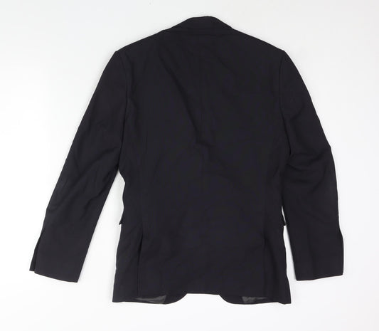 NEXT Mens Blue Polyester Jacket Suit Jacket Size 36 Regular