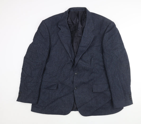Debenhams Mens Blue Wool Jacket Suit Jacket Size 46 Regular