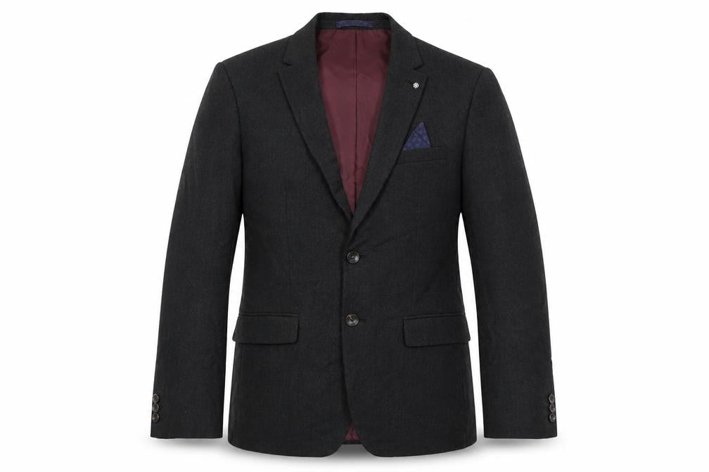 Marks and Spencer Mens Grey Polyester Jacket Suit Jacket Size 38 Regular