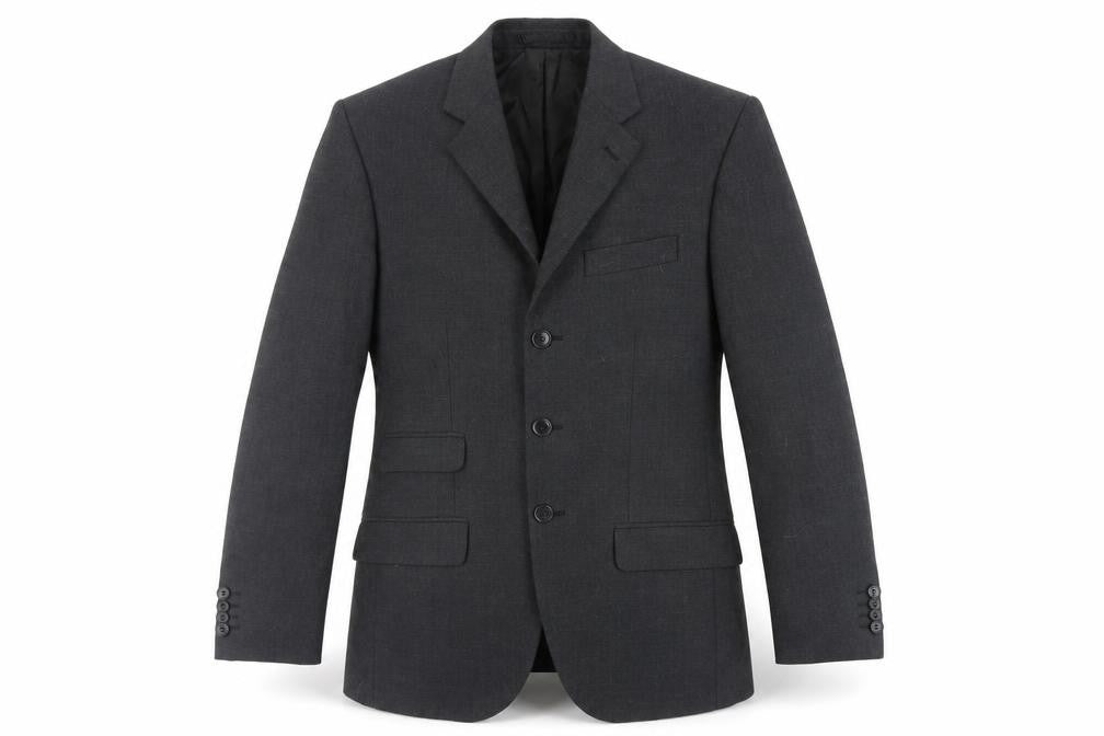 Alexandra Mens Grey Polyester Jacket Suit Jacket Size 36 Regular