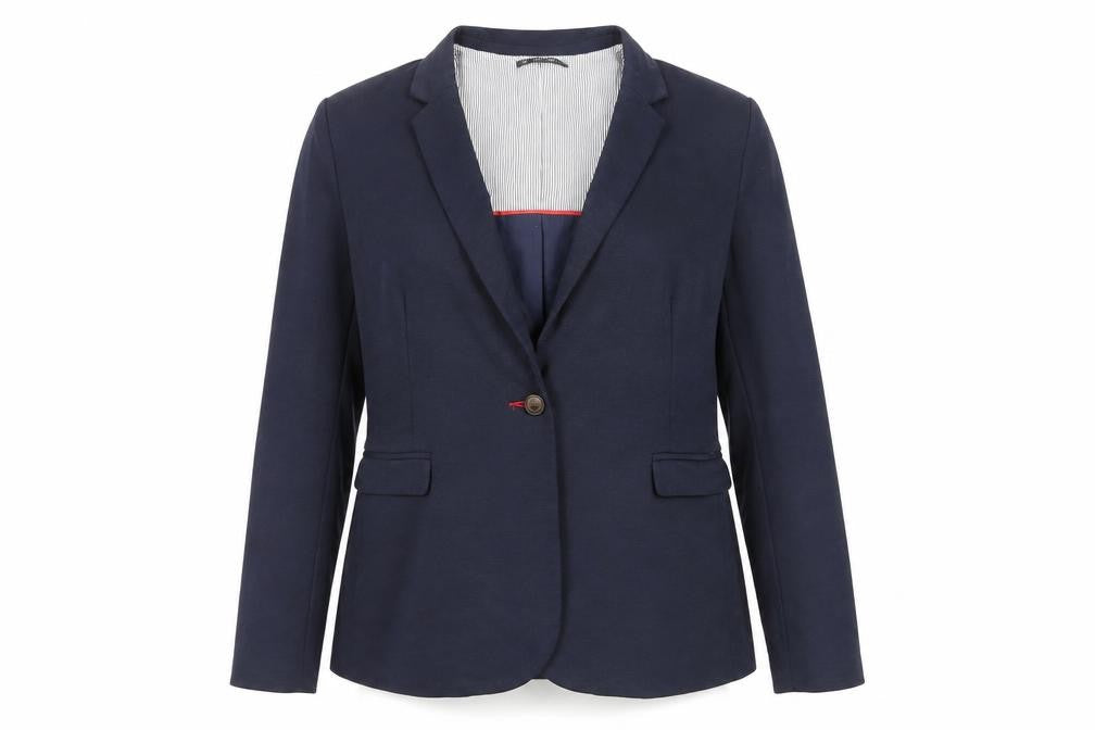 Dunnes Womens Blue Jacket Blazer Size 18 Button