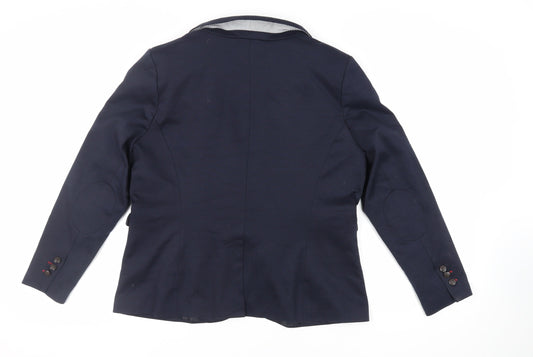 Dunnes Stores Womens Blue Jacket Blazer Size 18 Button