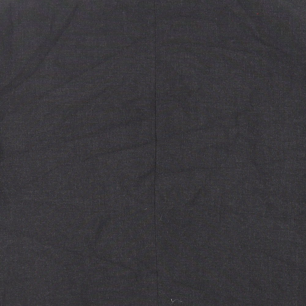 Fellini Mens Grey Polyester Jacket Suit Jacket Size 40 Regular