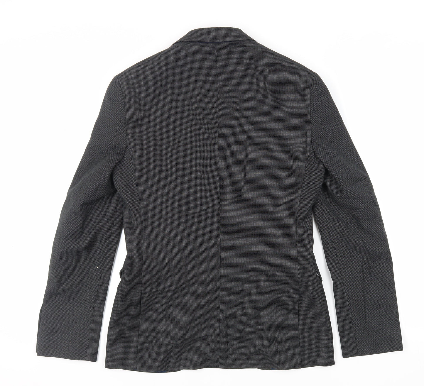 Lambretta Mens Grey Polyester Jacket Suit Jacket Size 36 Regular