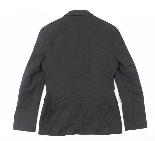 Lambretta Mens Grey Polyester Jacket Suit Jacket Size 36 Regular