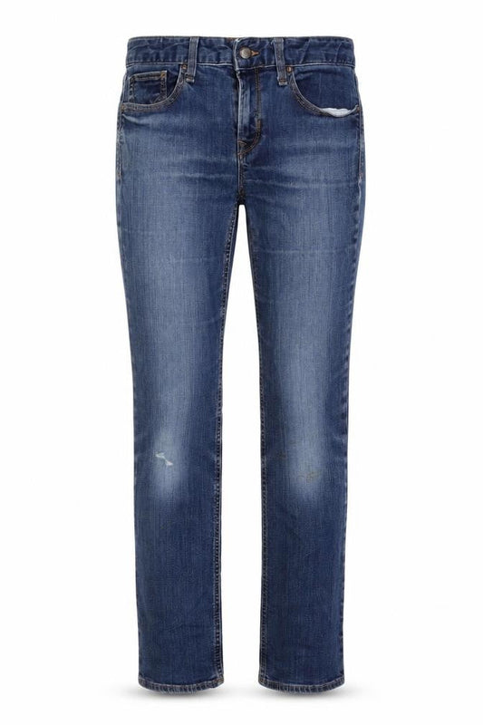 Gap Womens Blue Cotton Skinny Jeans Size 28 in L29 in Regular Zip