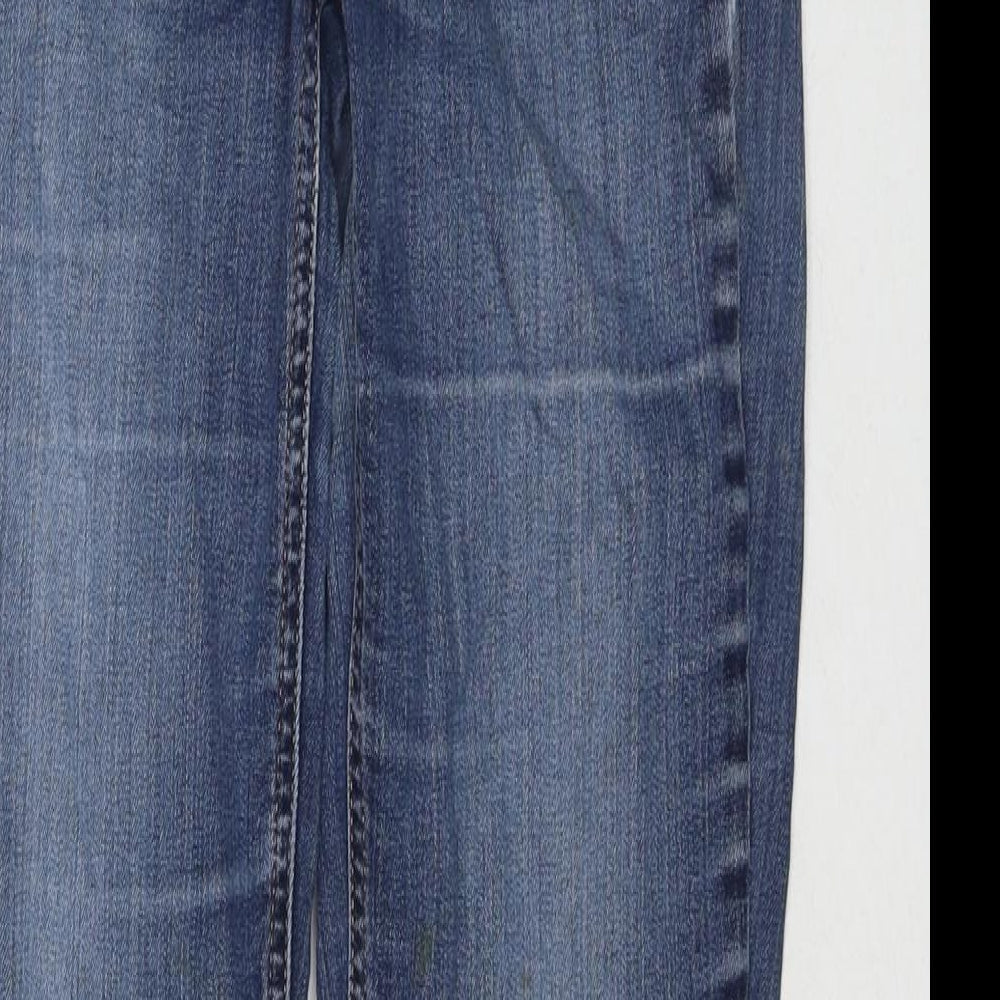 Gap Womens Blue Cotton Skinny Jeans Size 28 in L29 in Regular Zip