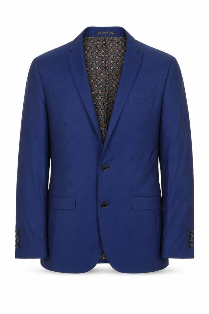 Mens 36 Chest Regular Fellini Blue Two-Button