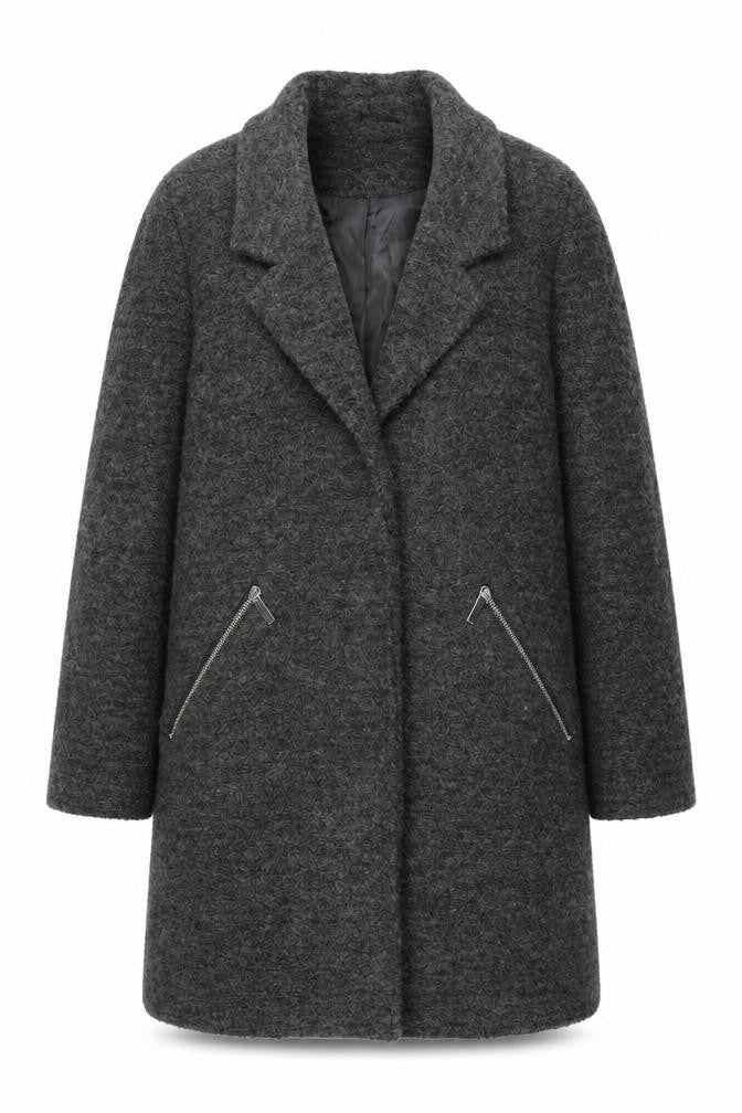 Womens UK Size 14  Anthology Grey Polyester Coat