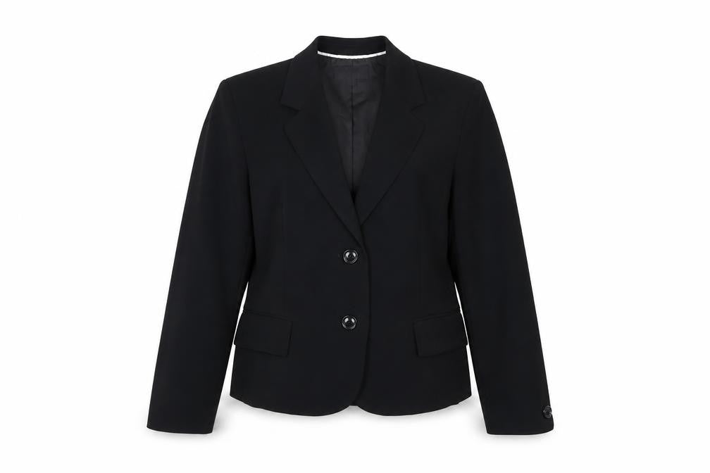 Marks & Spencer Womens Black Jacket Blazer Size 12 Button