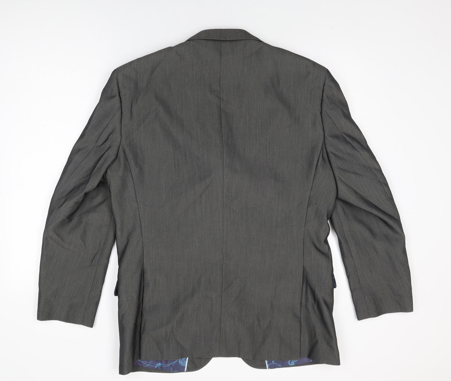 Jacamo Mens Grey Polyester Jacket Suit Jacket Size 40 Regular