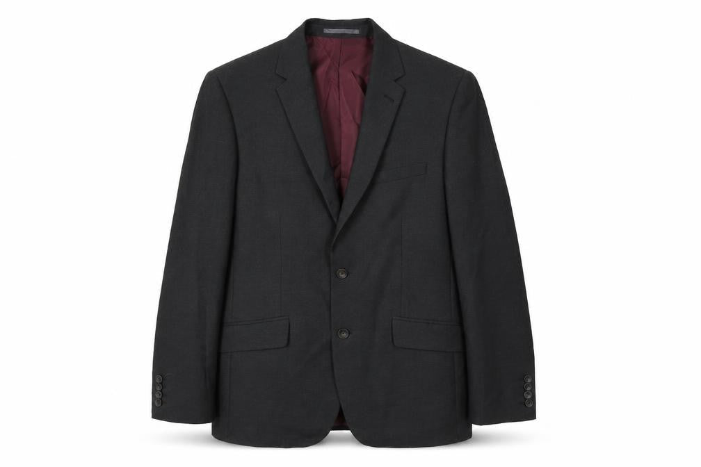 Marks and Spencer Mens Grey Polyester Jacket Suit Jacket Size 40 Regular