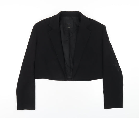 PINKO Womens Black Jacket Blazer Size 8