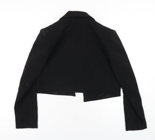 PINKO Womens Black Jacket Blazer Size 8