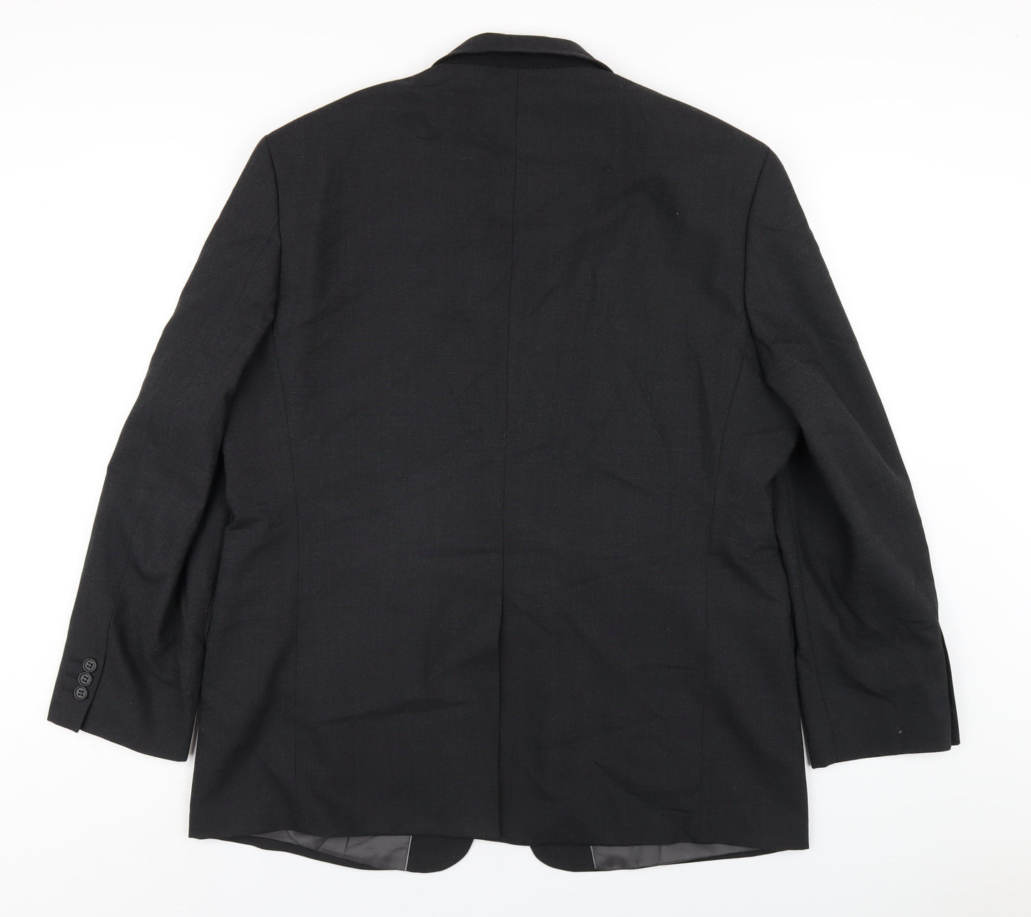 Marks and Spencer Mens Grey Polyester Jacket Blazer Size 44 Regular