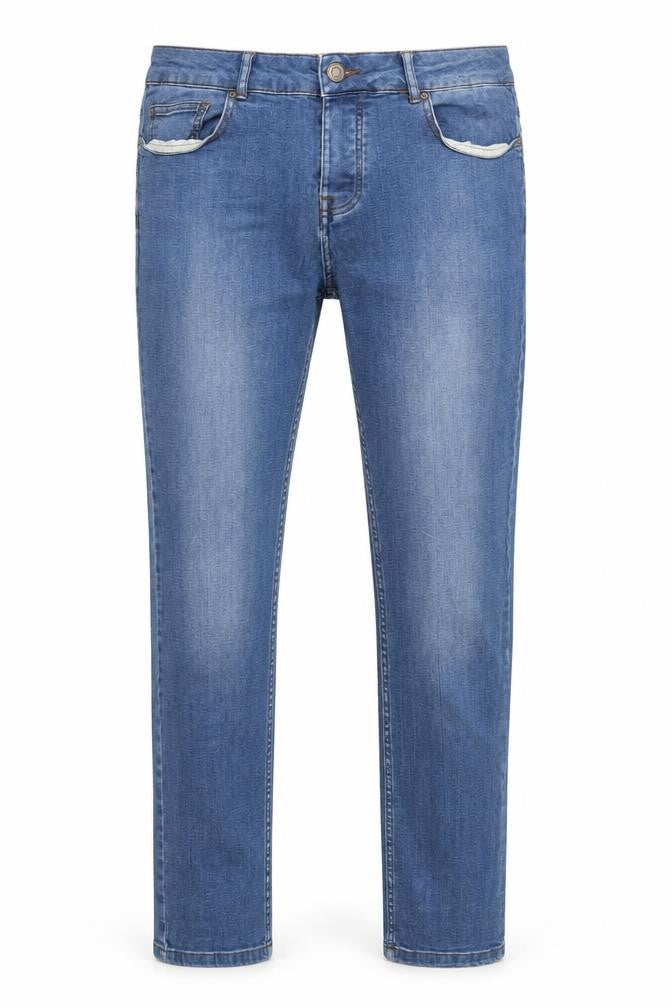Denim & Co. Mens Blue Cotton Skinny Jeans Size 34 in L34 in Regular Zip