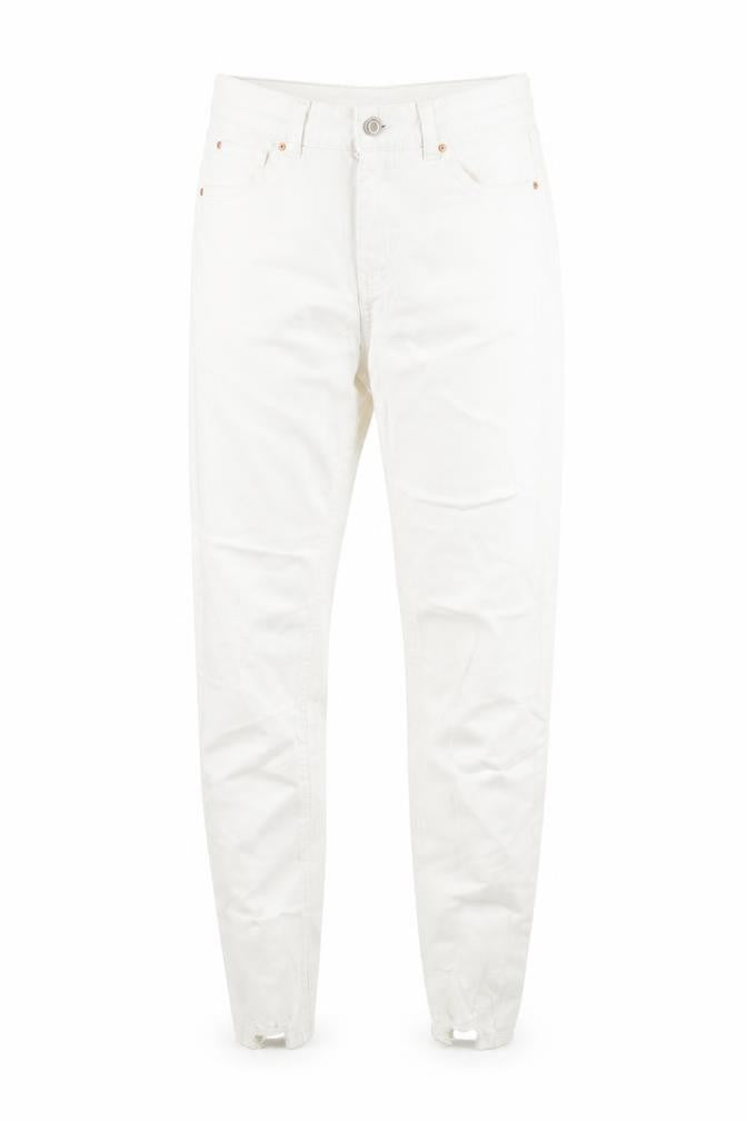 Denim & Co. Womens White Cotton Skinny Jeans Size 12 L28 in Regular Zip