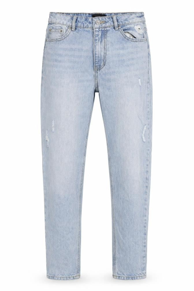 VERO MODA Womens Blue Cotton Straight Jeans Size 27 in L32 in Regular Zip