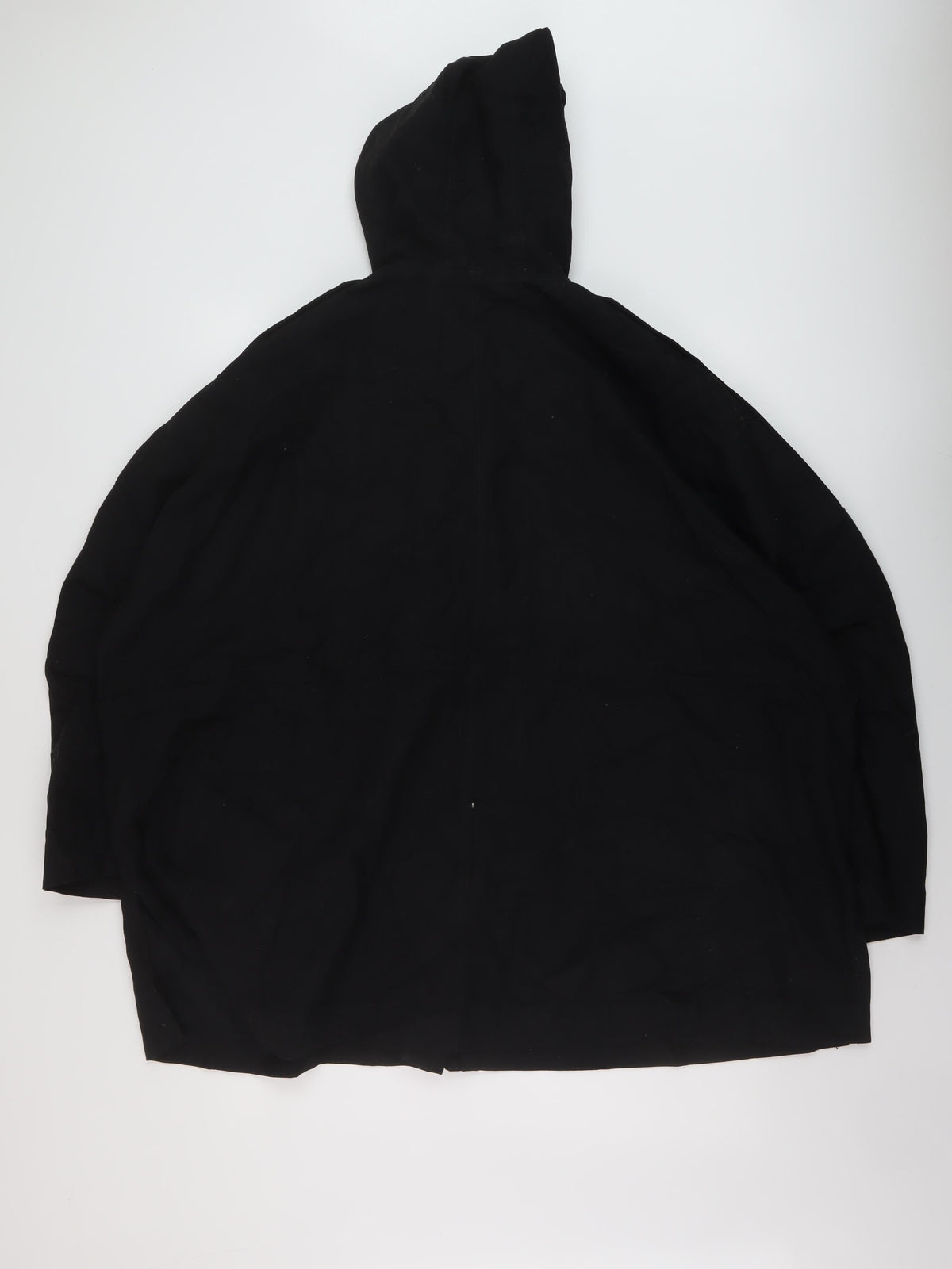Next Womens Black Rain Coat Coat Size 18 Zip