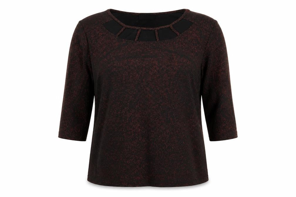 Womens UK Size L Klass Black Polyester Blouse