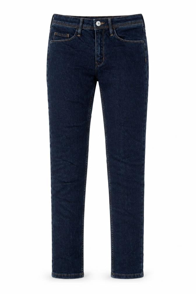 &Denim Girls Blue Cotton Skinny Jeans Size 10-11 Years L29 in Regular Button