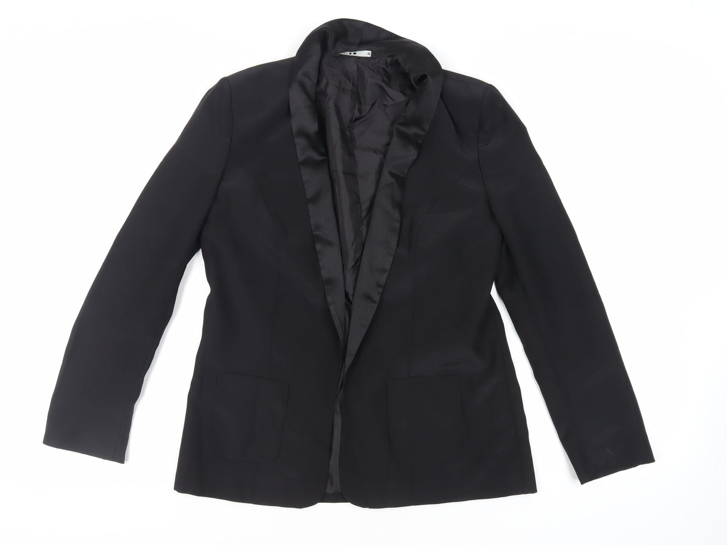 Miso Womens Black Jacket Blazer Size 10 - Open
