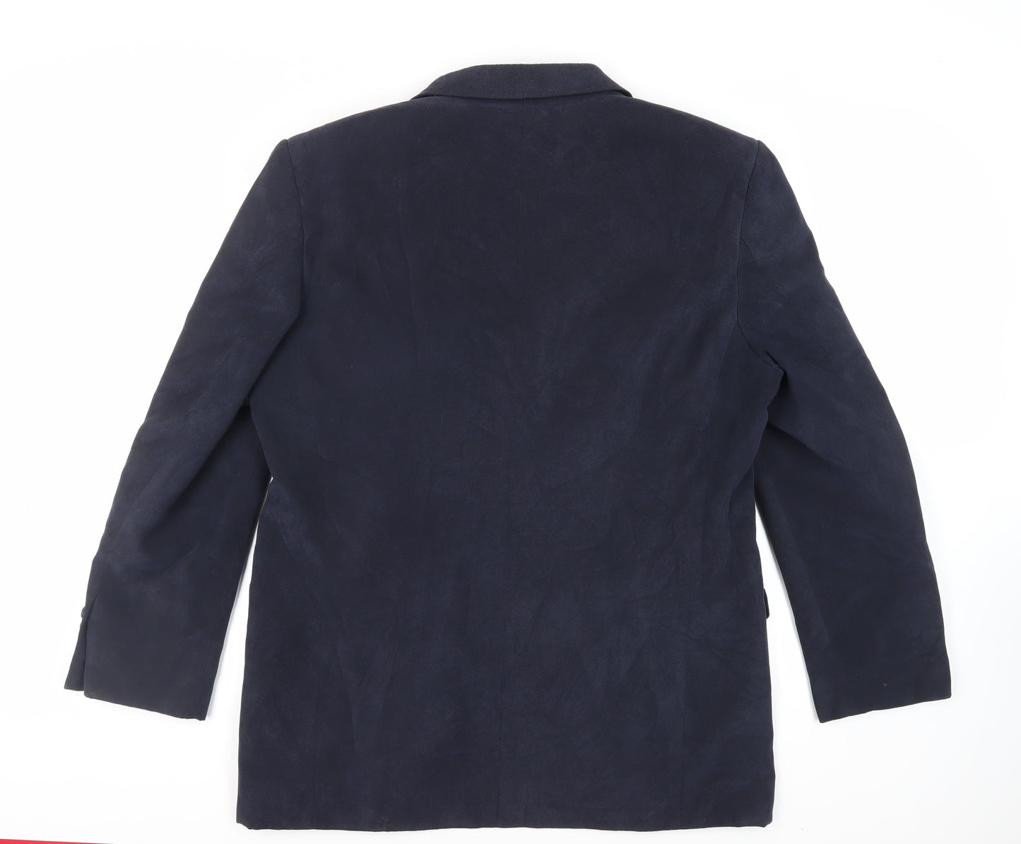 Marks and Spencer Mens Blue Polyester Jacket Blazer Size 42 Regular