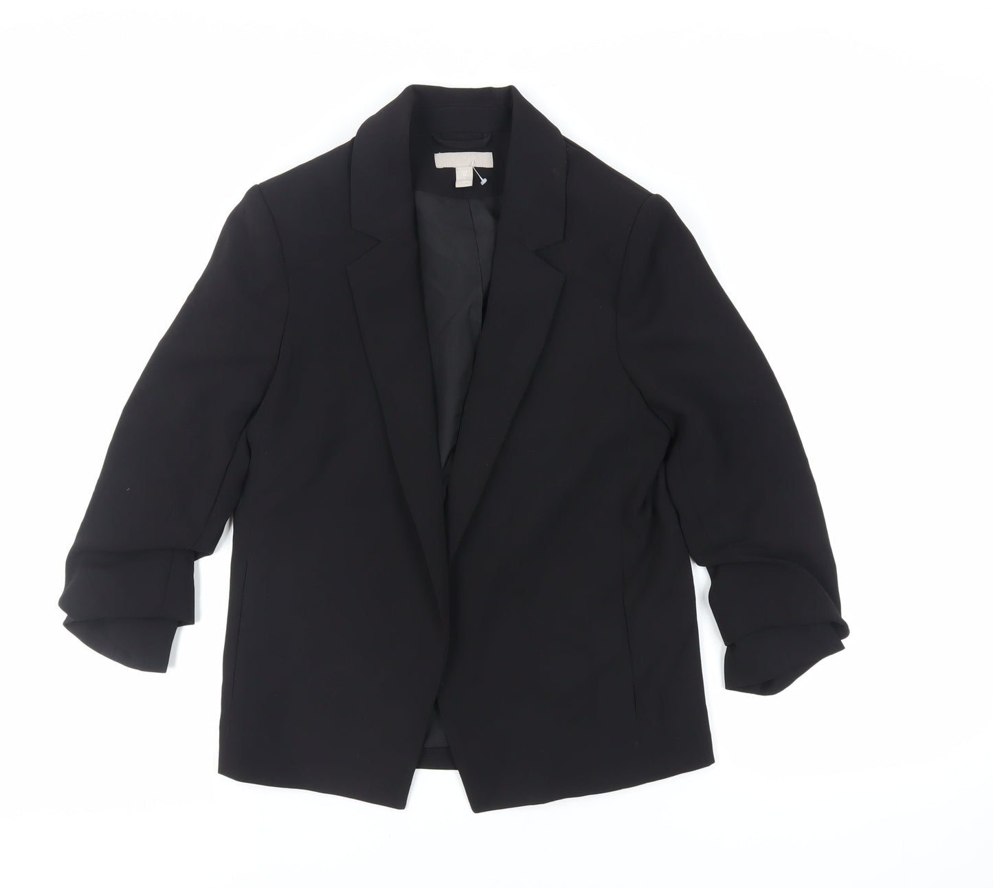 H&M Womens Black Jacket Blazer Size 8 - Open