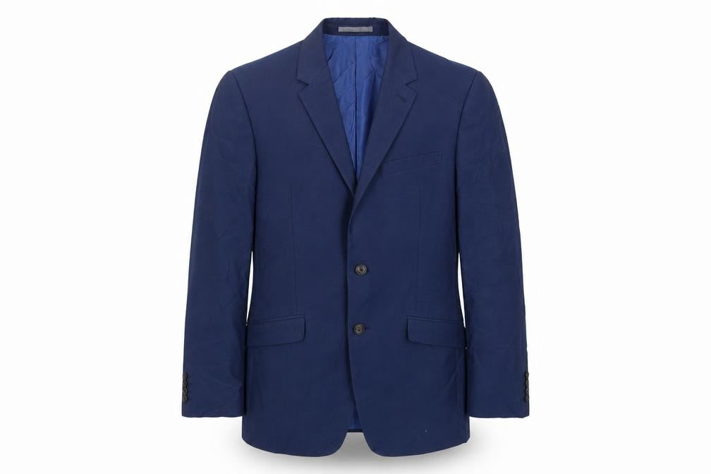 Marks and Spencer Mens Blue Polyester Jacket Suit Jacket Size 38 Regular