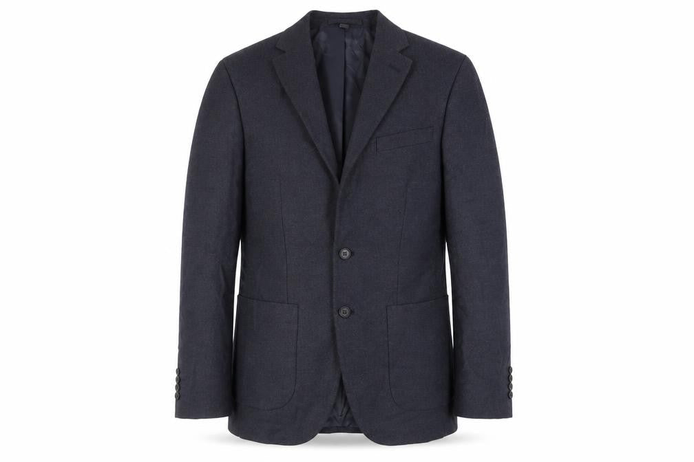Marks and Spencer Mens Blue Polyester Jacket Suit Jacket Size 38 Regular