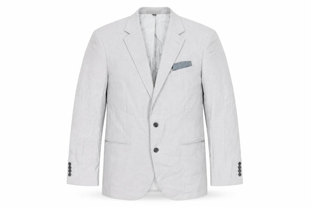 Marks and Spencer Mens Grey Polyester Jacket Suit Jacket Size 42 Regular
