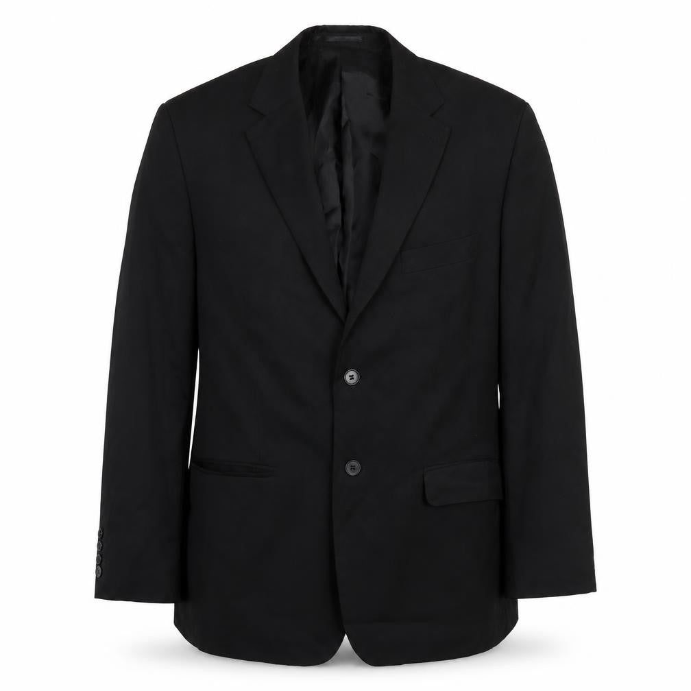 Burton Mens Black Polyester Jacket Suit Jacket Size 40 Regular
