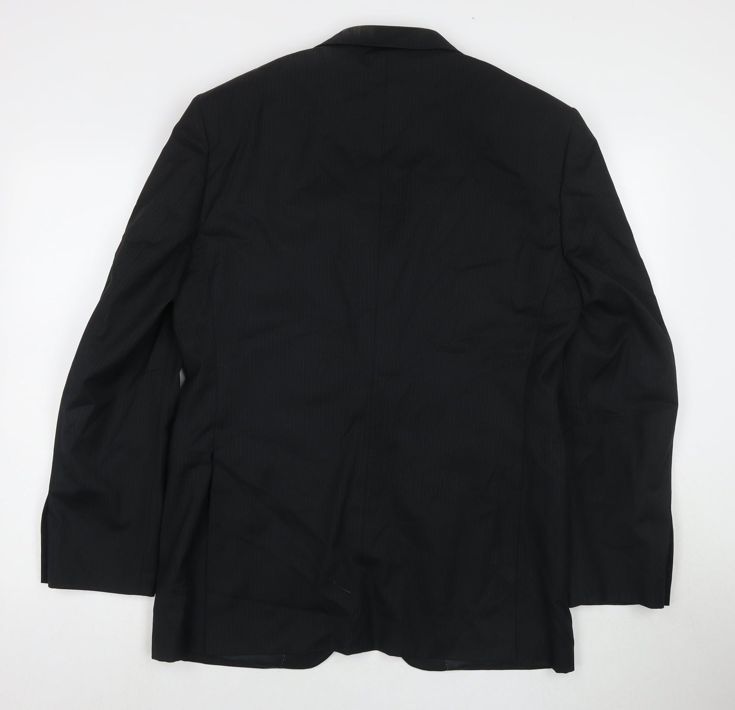 NEXT Mens Black Wool Jacket Suit Jacket Size 40 Regular
