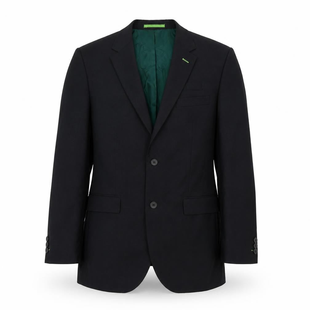 Dimensions Mens Black Polyester Jacket Suit Jacket Size 40 Regular